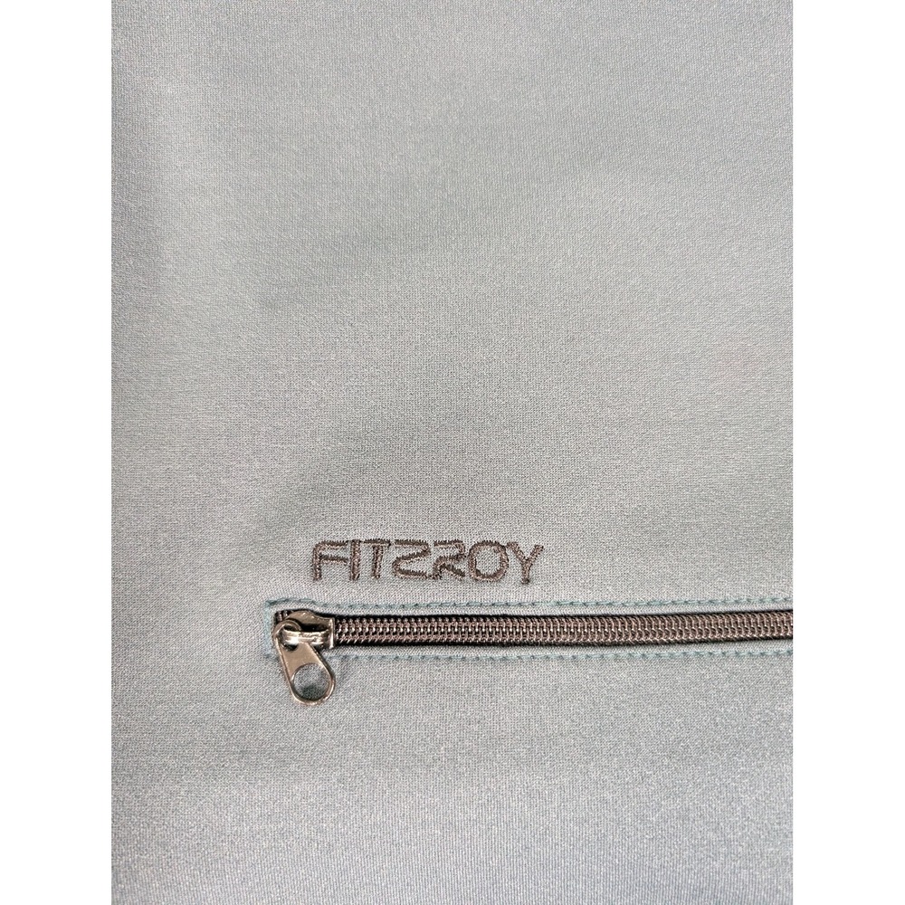 Fitzroy Pullover Mens Large Gray Half Zip Technical Outdoor Jacket Pockets‎ 105 - Picture 3 of 9